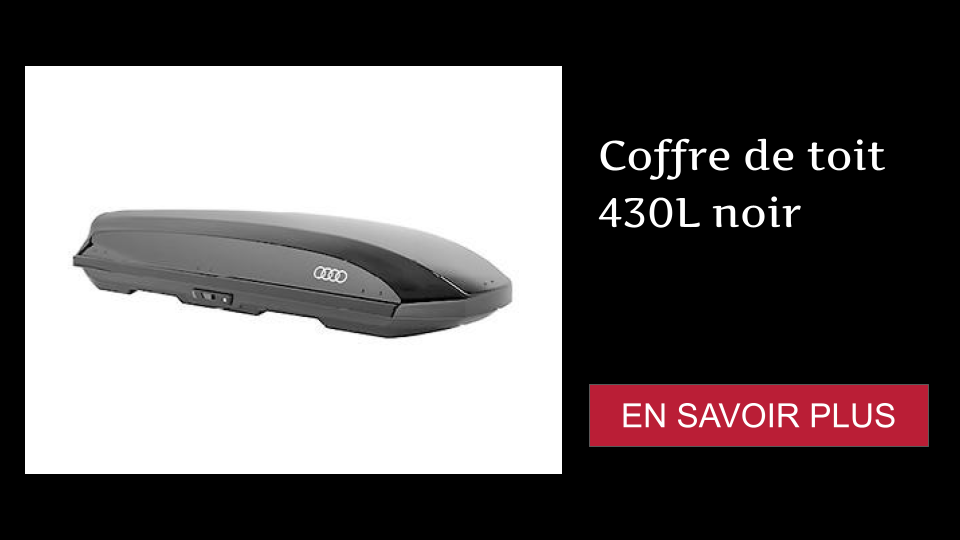 Coffre de toit 430L noir